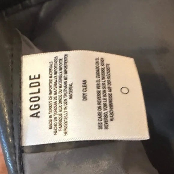 Agolde Sloane Recycled-Leather Jeans - Picture 6 of 8